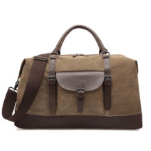 2021 Factory Wholesale Vintage Canvas Duffle Bag Custom Fashion Men Travel Large Weekend Bag